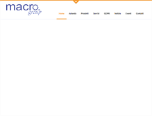 Tablet Screenshot of macrogroup.it